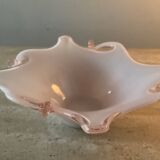 Vintage pink glass paste cup