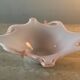 Vintage pink glass paste cup