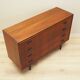 Teak chest of drawers, Danish design, 1970s, production: Denmark