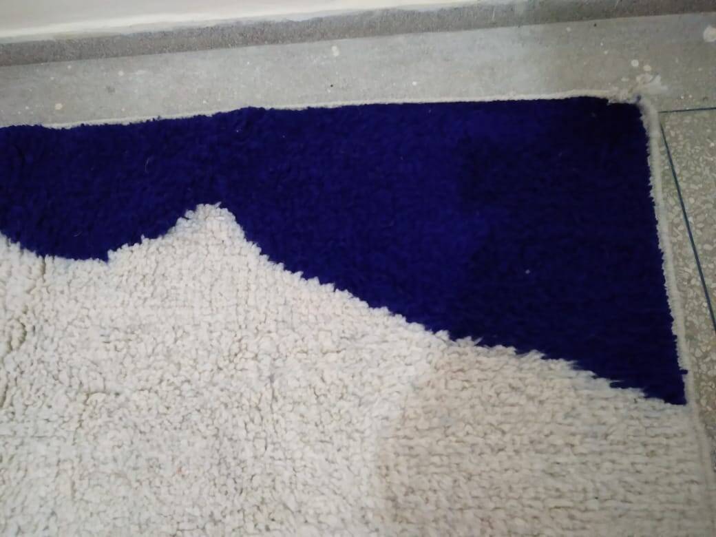 Contemporary Berber rug burst of silence 3*2 m