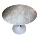 Saarinen table in Calacatta marble round 91 cm