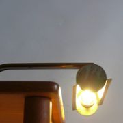 Art Deco brass piano lamp, circa 1930