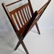 Folding teak magazine holder by Cees Braakman