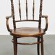 Antique Wooden Chair with Armrests