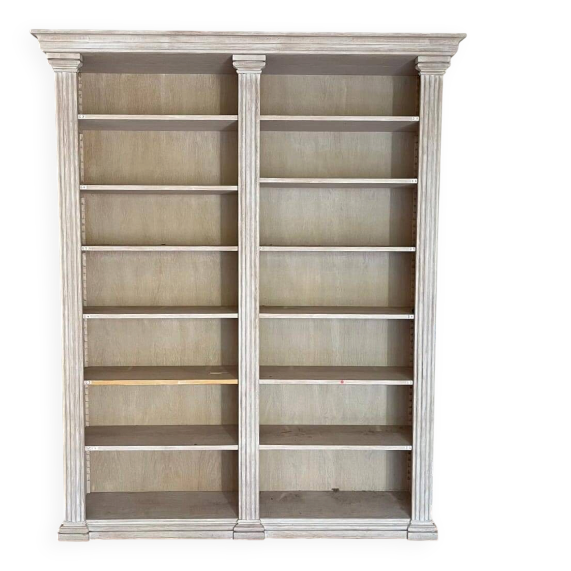 Cerused oak library - High-end