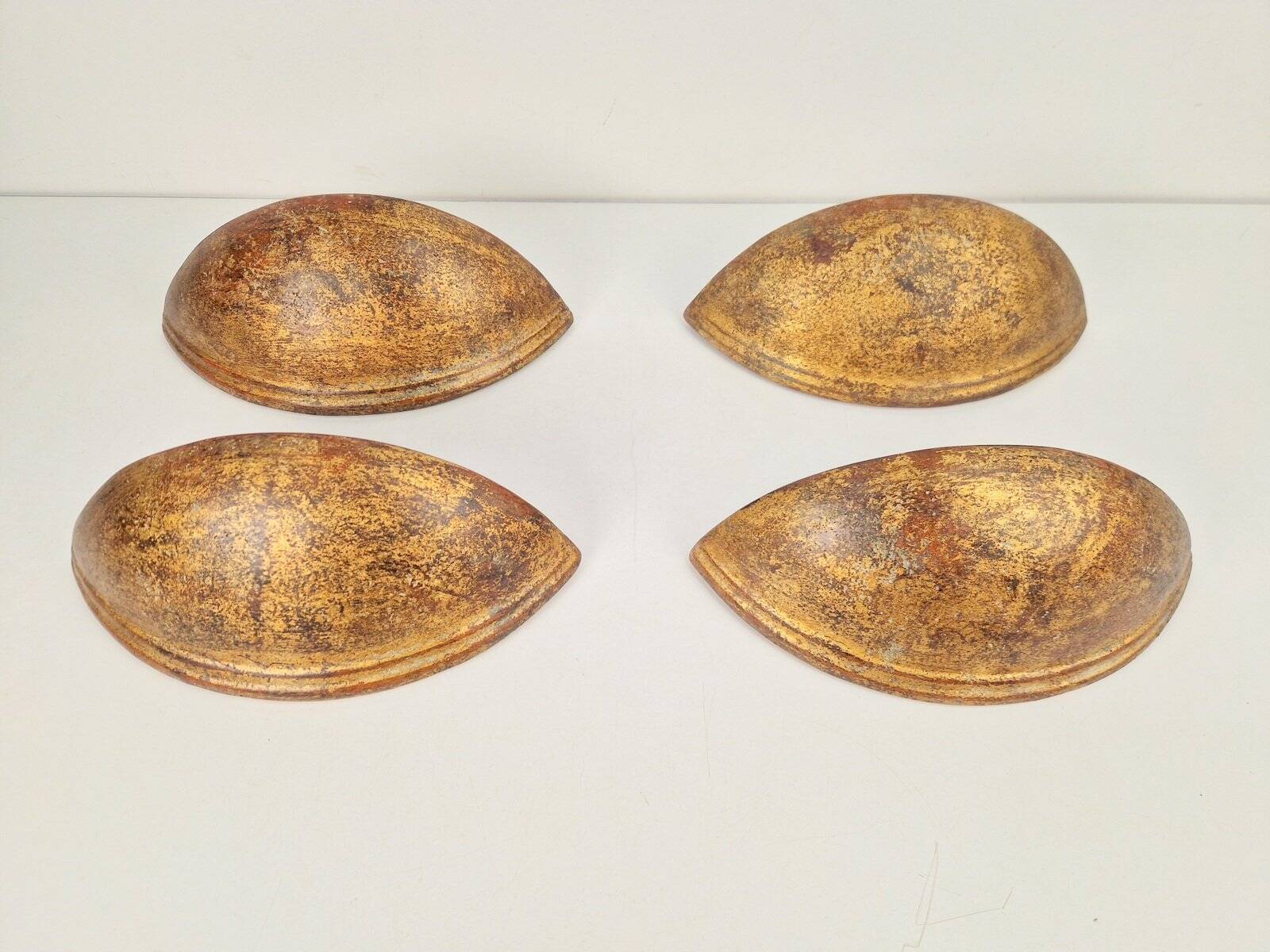 Terracotta Lisicia Wall Lamps from Paolo Marioni, 1970s, Set of 4