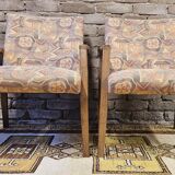 Pair of vintage Danish armchairs from the 1970s