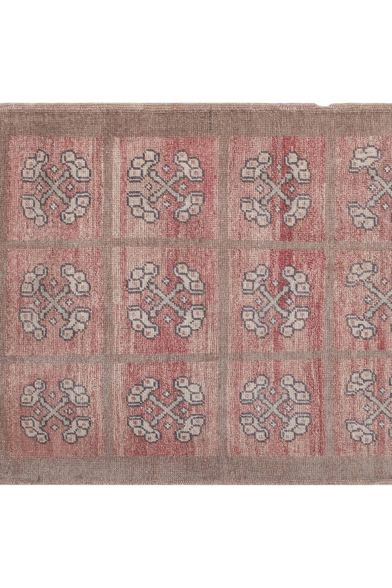 Vintage Turkish hallway rug 92x168 cm