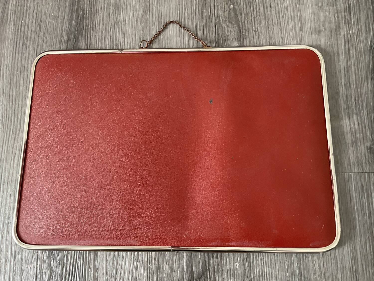 Large vintage barber mirror