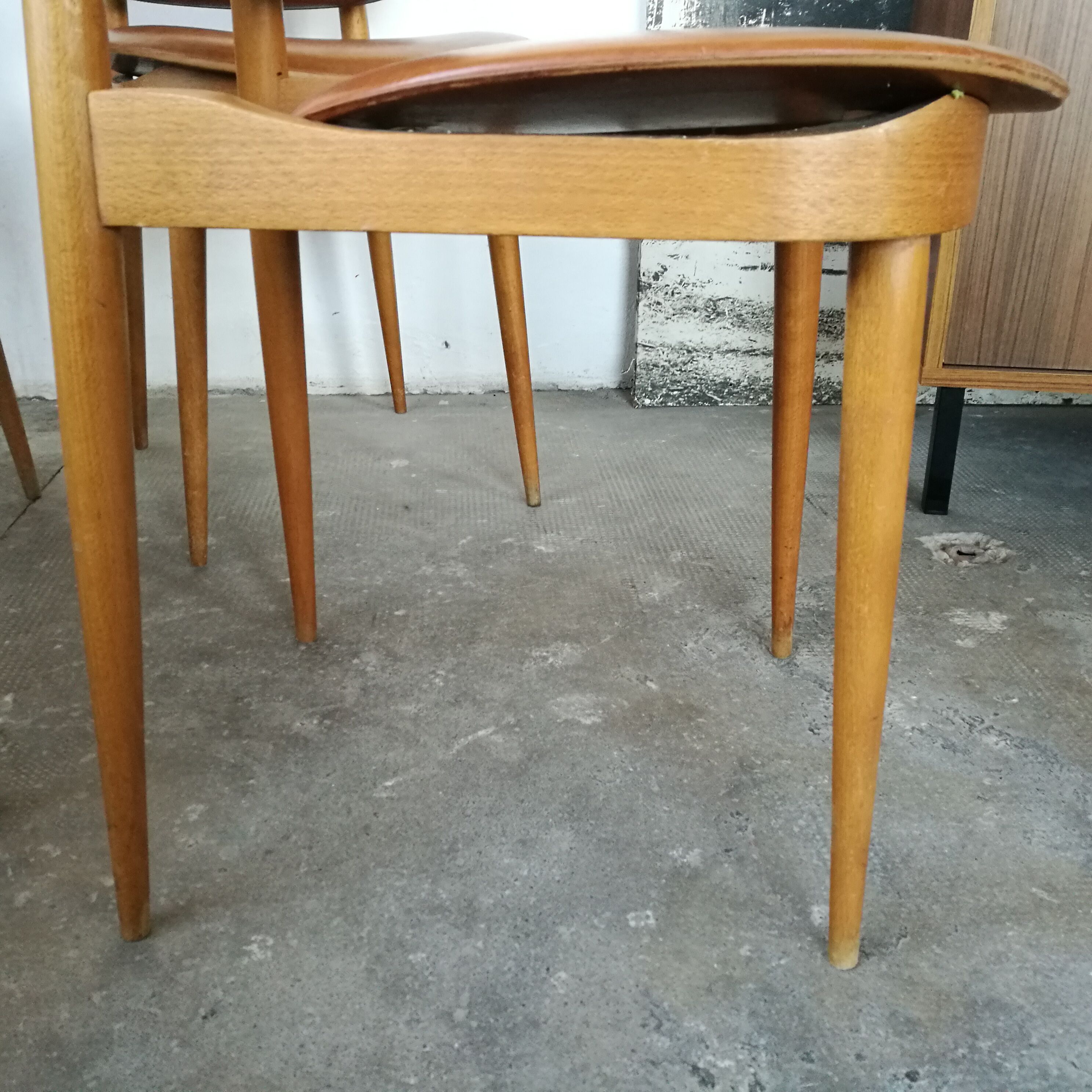Set of 4 Baumann chairs, Pegasus model