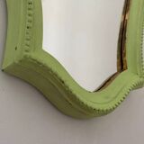 Apple green shell mirror