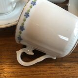 Set of 9 cups and old saucers from Limoges