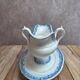 Antique sauce boat Jules Vieillard & Cie Bordeaux – Garland model - Fine earthenware 19th century