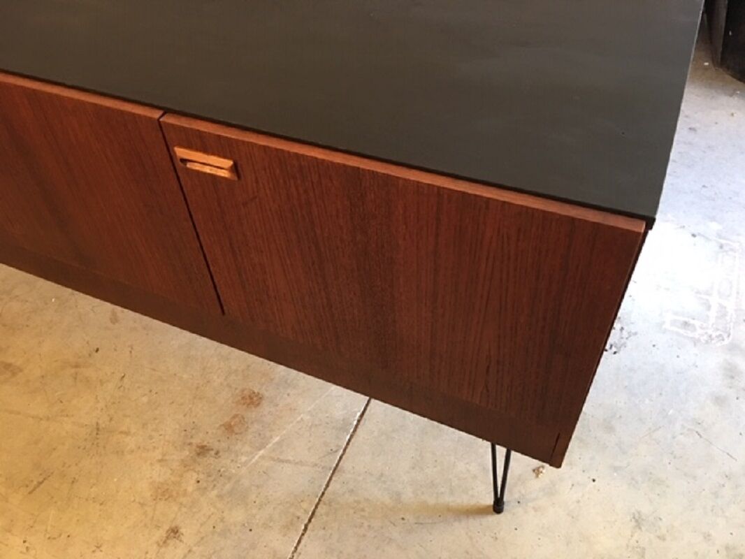 Enfilade vintage scandinave pieds eiffel 1960's