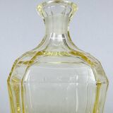 Art Deco Carafe Decanter with 6 Glasses, Labeled