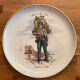 5 Dessert plates "The trades of Old Paris"