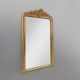 Large French antique gilt wooden chimney mirror, ca 1890