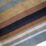 Vintage Indian Modern Handmade Carpet 171cm x 241cm 1980s, 1C551