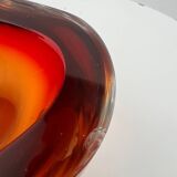 Murano Sommerso bowl 1970 Flavio Poli