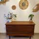 Long vintage teak sideboard