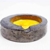 1970 enamelled stoneware ashtray