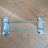 Chromed copper towel rack