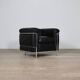 Cassina LC2 vintage lounge chair by Charlotte Perriand and Le Corbusier