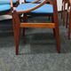 A set of 6 Vintage Danish design dining chairs by Vestervig Eriksen