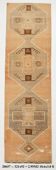 Rugs For Hallway Taupe Vintage Runner Rug, 92x321Cm