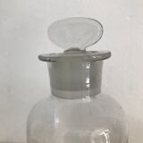 Antique glass pharmacy bottles