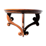 Carved wooden console shelf