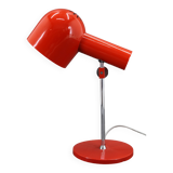 1960s Josef Hurka Red Desk Lamp for Napako , Czechoslovakia