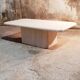 Table basse en travertin