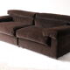 Sofa "Erasmo" by Tobia Scarpa for B&B Italia, Brown Ribbed Velvet, 1970's