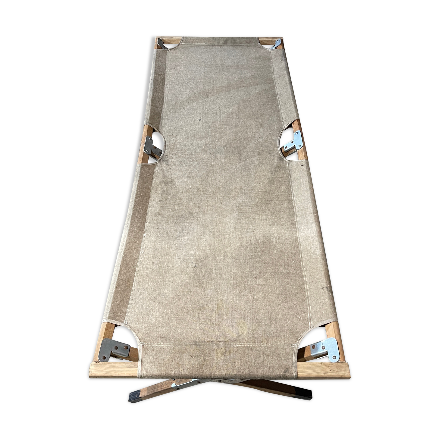 Old camp bed