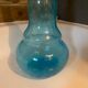Blue glass bottle by Blenko, 1960s