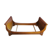 Lit en merisier de style Louis Philippe