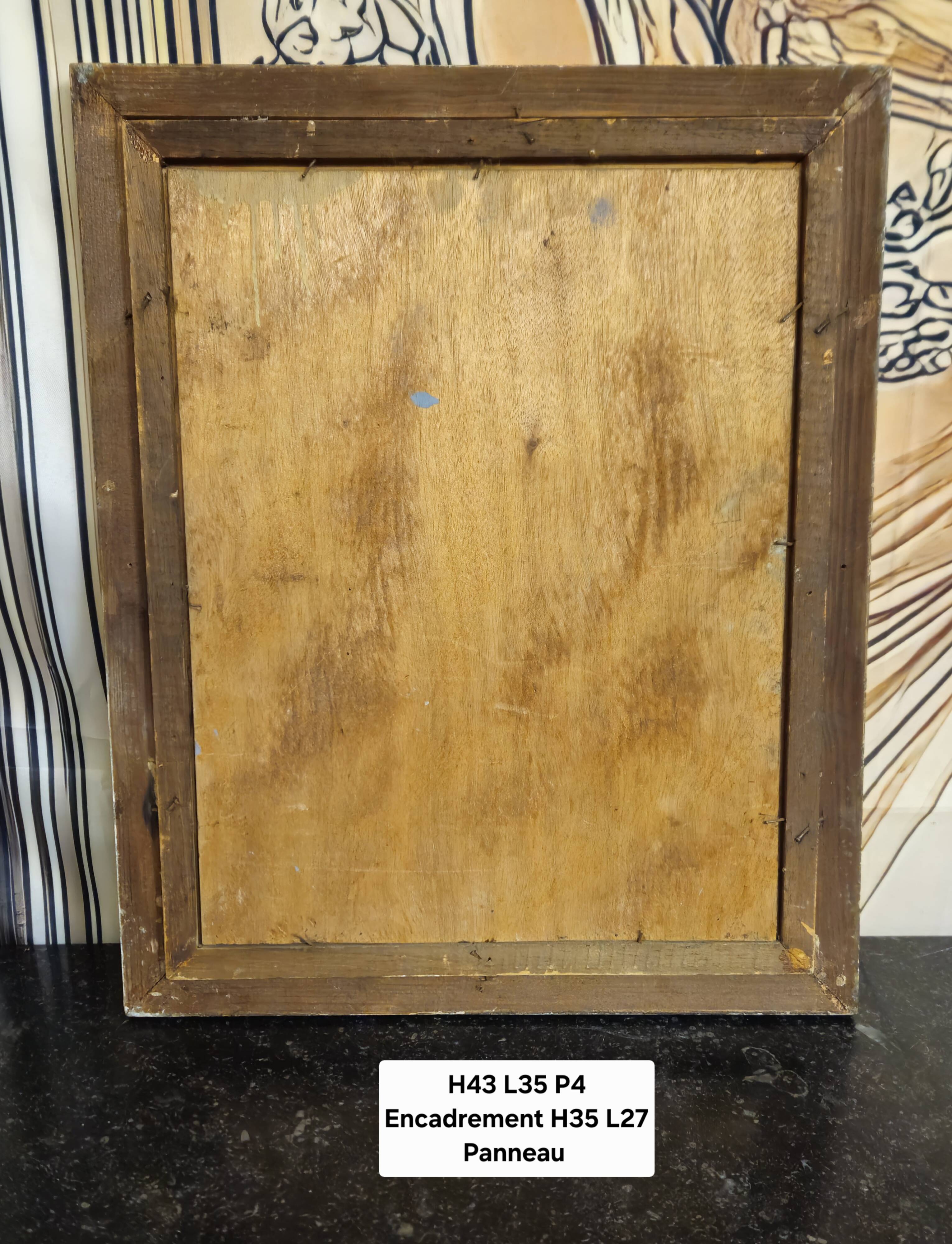 R. Milot – Young Woman with a Parasol – Oil on Panel – Art Deco Period