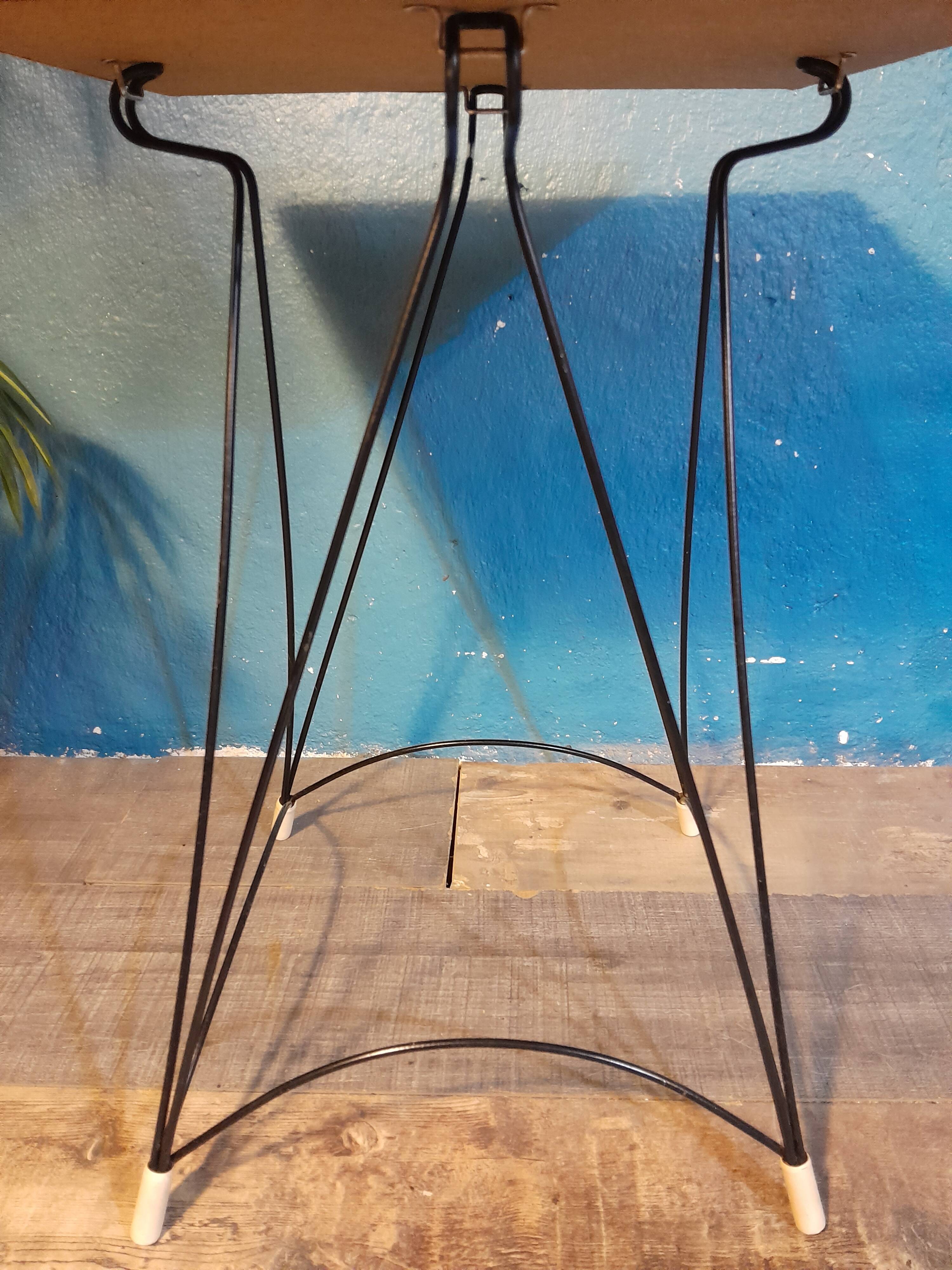 Tablette bout de canapé "Eiffel" 1950s