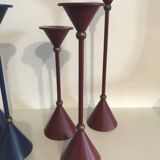 Vintage memphis design candle holders