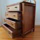 Vintage rattan and cane commode from the 1970s.