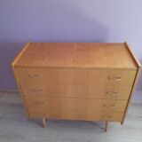 Vintage oak chest of drawers