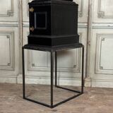 Cabinet in ebony and blackened wood, bone marquetry, 19th century
