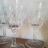 Set of 6 vintage diamond glasses