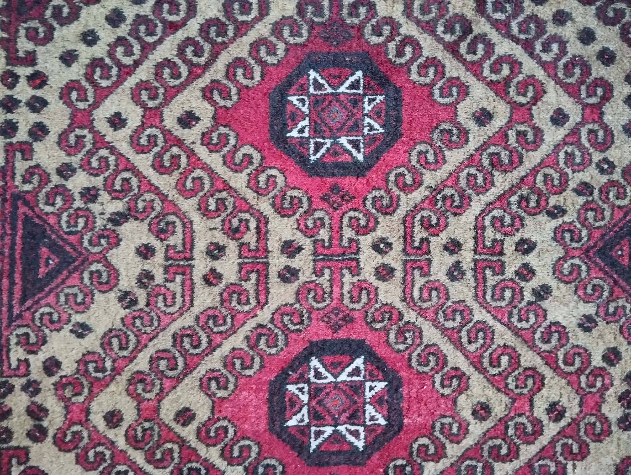 Handmade Belouch Persian rug 230x115cm