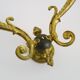 Pair of double-light Empire style wall lights in bronze