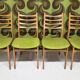 Lot of 4 Scandinavian chairs from the 1960s.