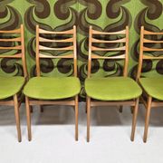 Lot 4 chaises scandinave 1960