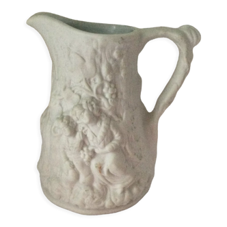 Milk jug biscuit Pormeirion Parian