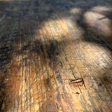 Table ancienne en bois pliante